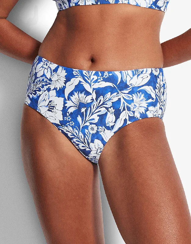 Neon - colored bikini to stand out on the beachModern Marina Wide Side Retro Bikini Pant - Blue Neon - colored bikini to stand out on the beachModern Marina Wide Side Retro Bikini Pant - Blue