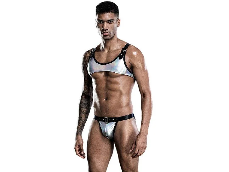 Sleeveless Bodysuits for a Cool and Casual Summer LookGay Bodysuits | Clubwear Silver Top + Briefs Set Sleeveless Bodysuits for a Cool and Casual Summer LookGay Bodysuits | Clubwear Silver Top + Briefs Set