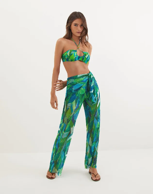 Wrinkle - resistant cover ups for easy travel to beach destinationsNivea Pants - Tropics
