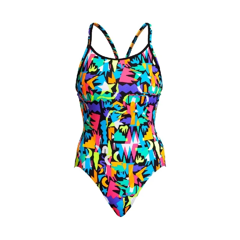 Plus - size women swimwear with full - coverage bottoms for comfort and confidencePaper Cut | Ladies Diamond Back One Piece Plus - size women swimwear with full - coverage bottoms for comfort and confidencePaper Cut | Ladies Diamond Back One Piece