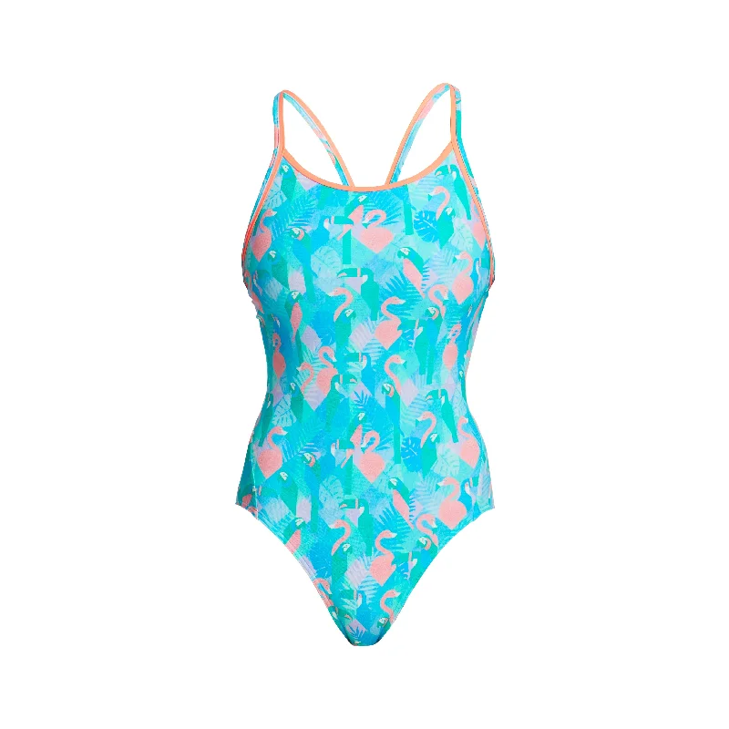 Ruched women swimwear with fabric gathers for a slimming effectPASTEL PARADISE | LADIES DIAMOND BACK ONE PIECE Ruched women swimwear with fabric gathers for a slimming effectPASTEL PARADISE | LADIES DIAMOND BACK ONE PIECE