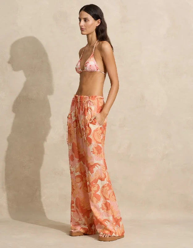 Anti - UV ray cover ups for outdoor summer activitiesGathered Waist Pant, Paloma