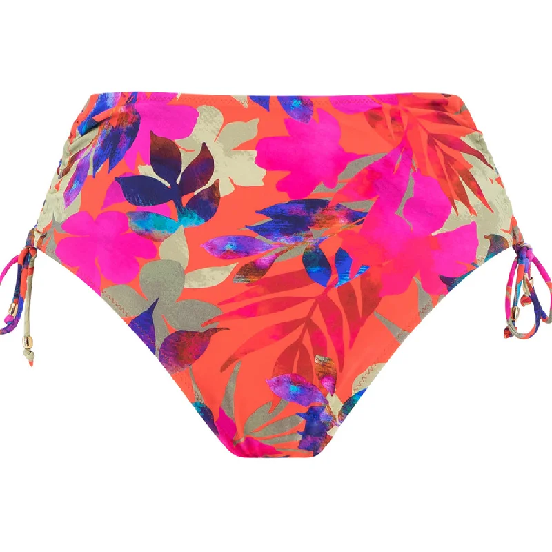 Tropical - themed bikini for a vacation - ready beach outfitPlaya Del Carmen Beach Party High Waist Bikini Bottom