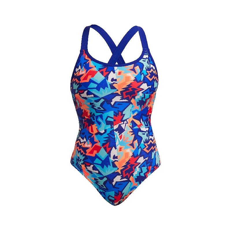Monokini women swimwear with a unique one - piece - meets - bikini design Saw Sea | Ladies Eclipse One Piece
