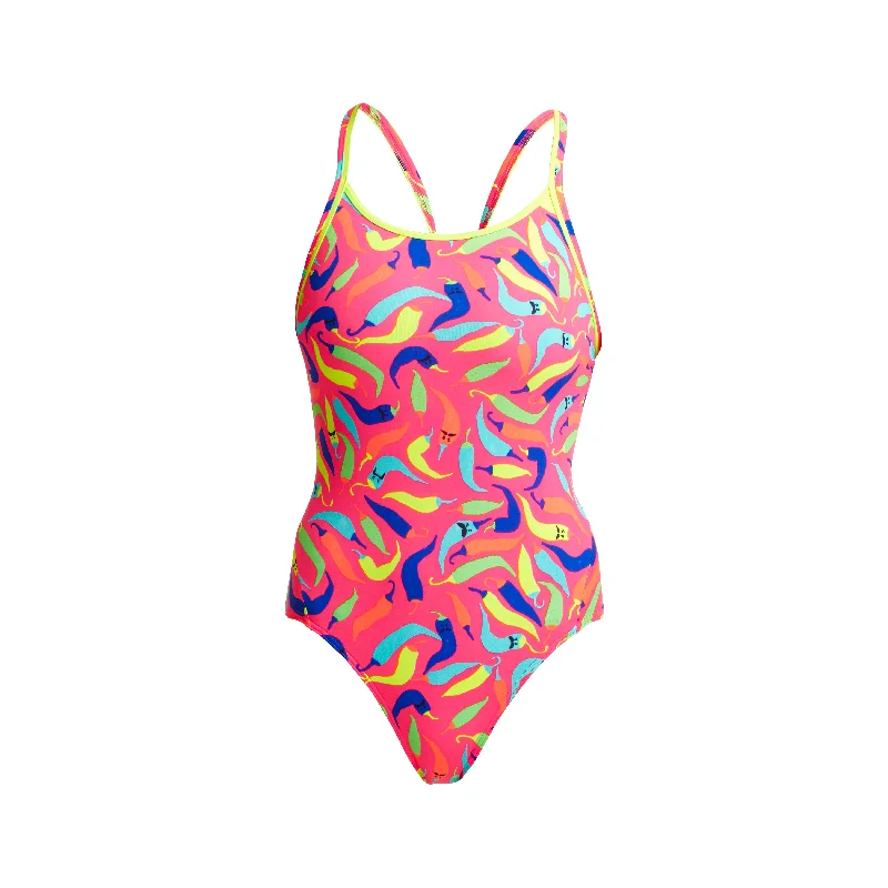 Plus - size women swimwear with full - coverage bottoms for comfort and confidenceSo Hot | Ladies Eco Diamond Back One Piece Plus - size women swimwear with full - coverage bottoms for comfort and confidenceSo Hot | Ladies Eco Diamond Back One Piece