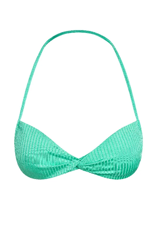 Plus Size Women's Ruched Swim Tops in Green for a Comfortable and Stylish Beach OutfitTamarama Top - Turquoise Wide Rib Plus Size Women's Ruched Swim Tops in Green for a Comfortable and Stylish Beach OutfitTamarama Top - Turquoise Wide Rib