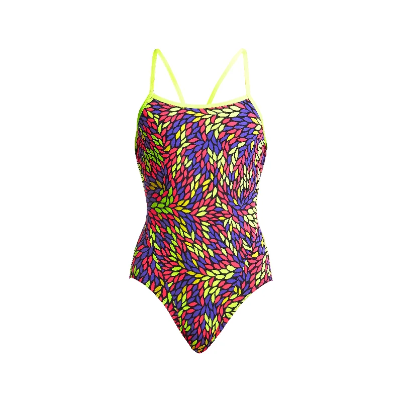 Rash - guard women swimwear for sun protection during water sportsTHE FALL | LADIES STRAPPED IN ONE PIECE Rash - guard women swimwear for sun protection during water sportsTHE FALL | LADIES STRAPPED IN ONE PIECE