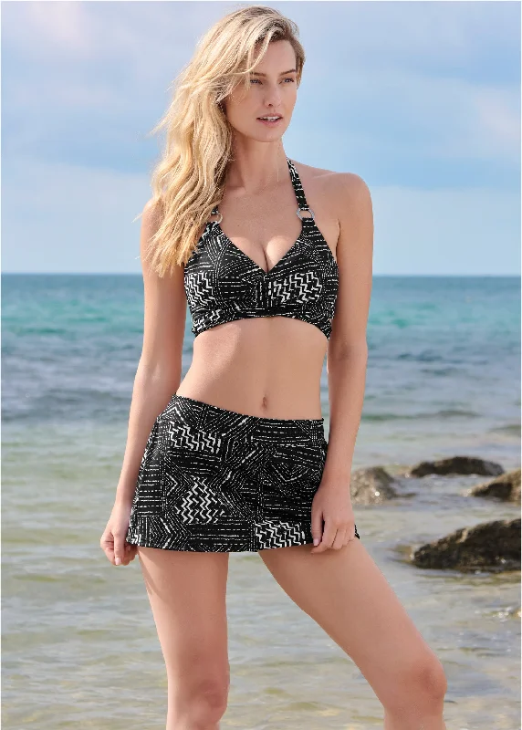 Women's Mesh - Inserted Swim Tops in Black for a Sexy and Modern Beach EnsembleLaguna Wrap Bikini Top - Monochrome Moves Women's Mesh - Inserted Swim Tops in Black for a Sexy and Modern Beach EnsembleLaguna Wrap Bikini Top - Monochrome Moves