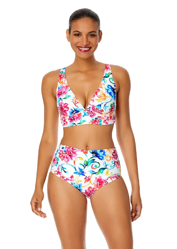 Women's Mesh - Inserted Swim Tops in Black for a Sexy and Modern Beach EnsembleWomen's Watercolor Paisley Soft Band Shirred Bralette Bikini Top Women's Mesh - Inserted Swim Tops in Black for a Sexy and Modern Beach EnsembleWomen's Watercolor Paisley Soft Band Shirred Bralette Bikini Top